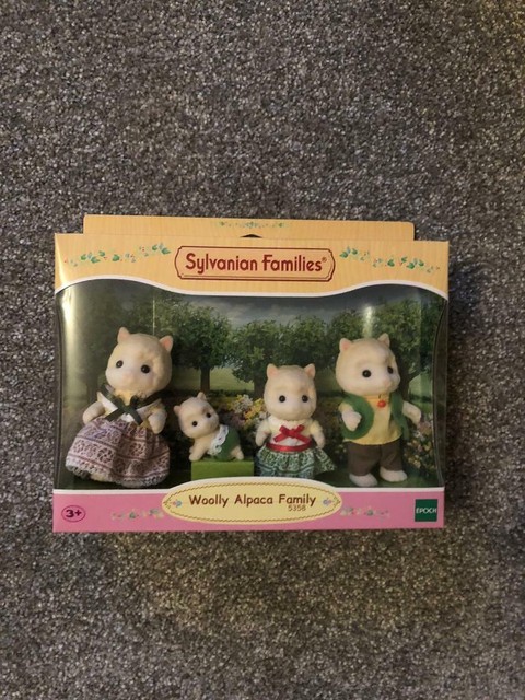 sylvanian families woolly alpaca family